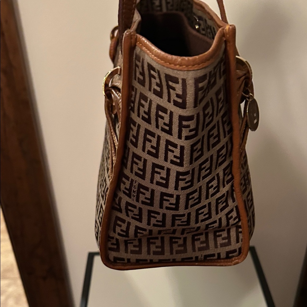 Fendi Signature Brown and Tan Tote - Picture 6 of 16